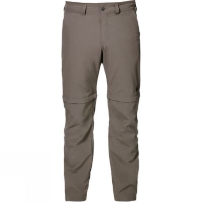 Pantalones Jack Wolfskin Canyon Zip Off Hombre - Kaki - Chile LRP781430